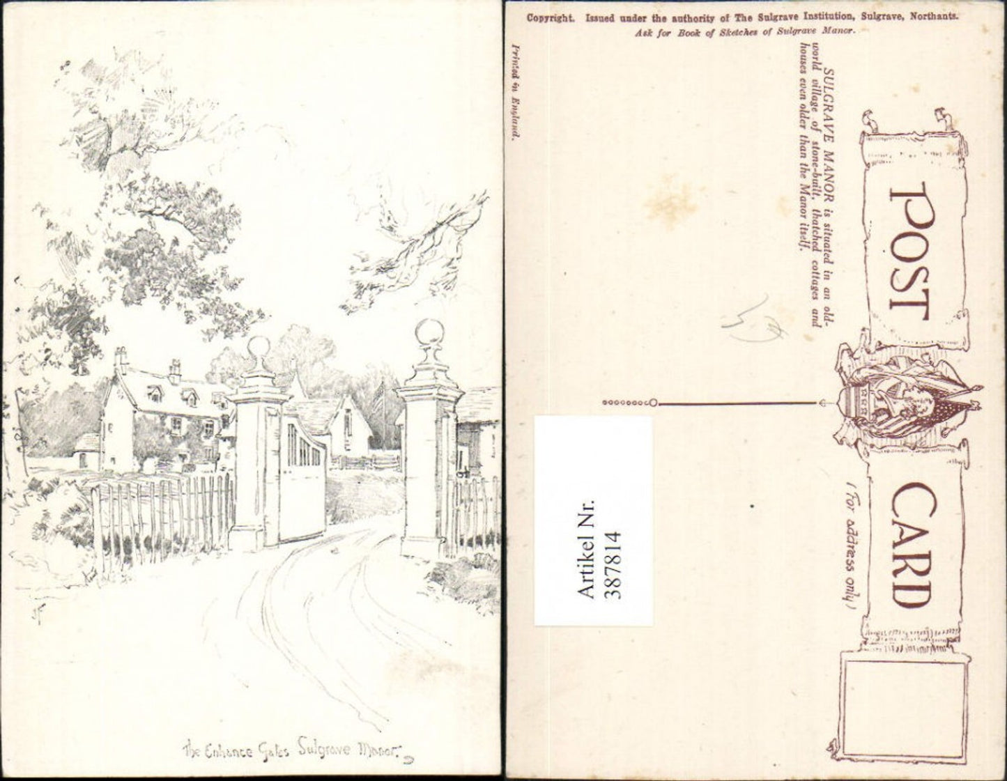 Alte Ansichtskarte – Old Postcard