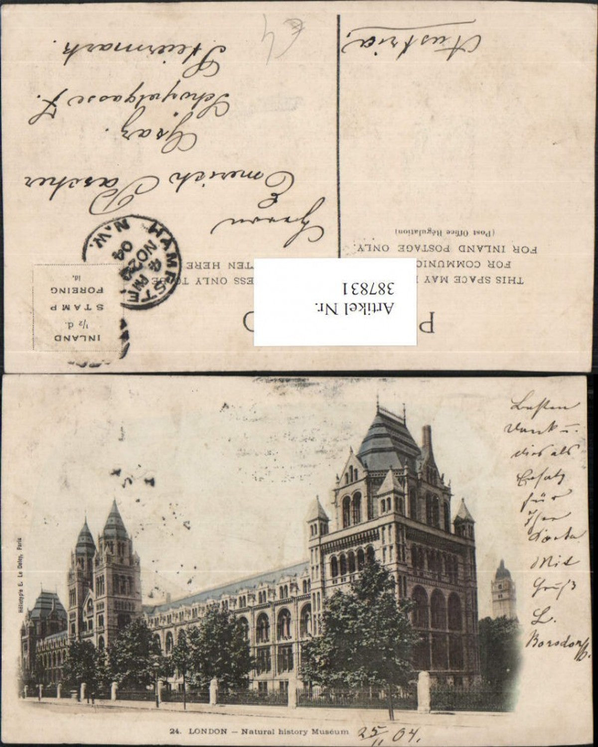 Alte Ansichtskarte – Old Postcard