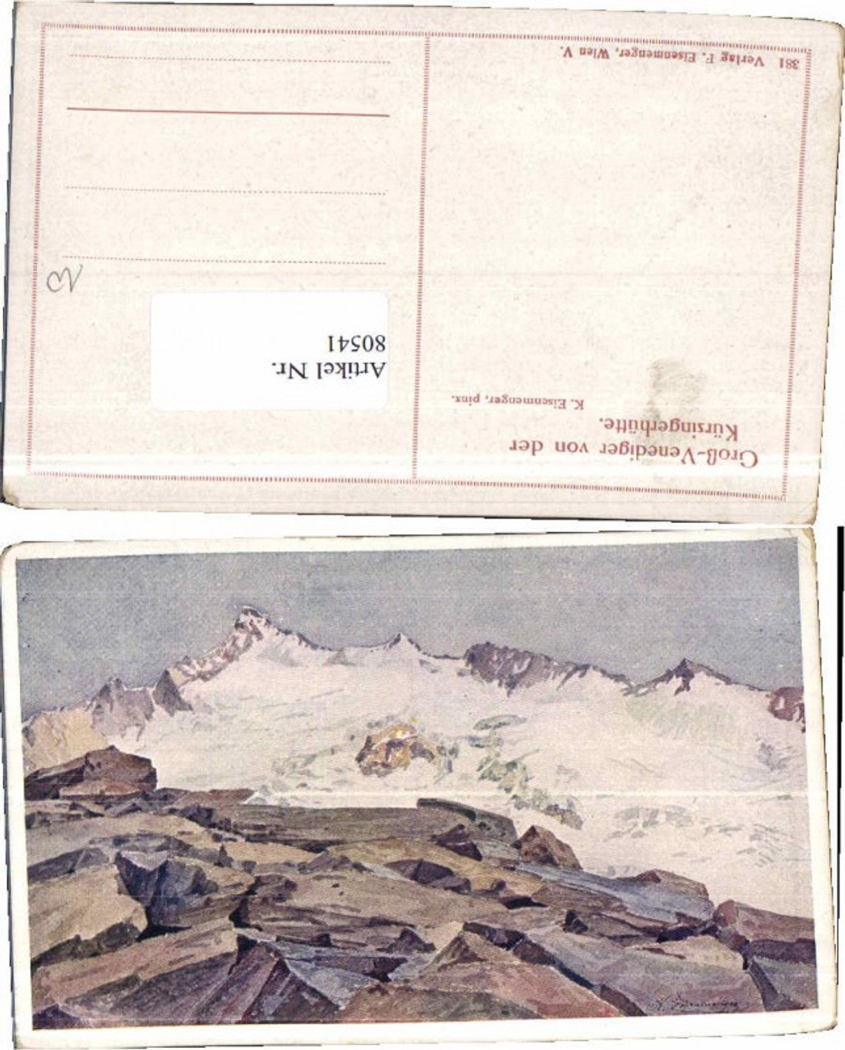 80541,K. Eisenmenger Kürsingerhütte b. Bramberg Neukirchen