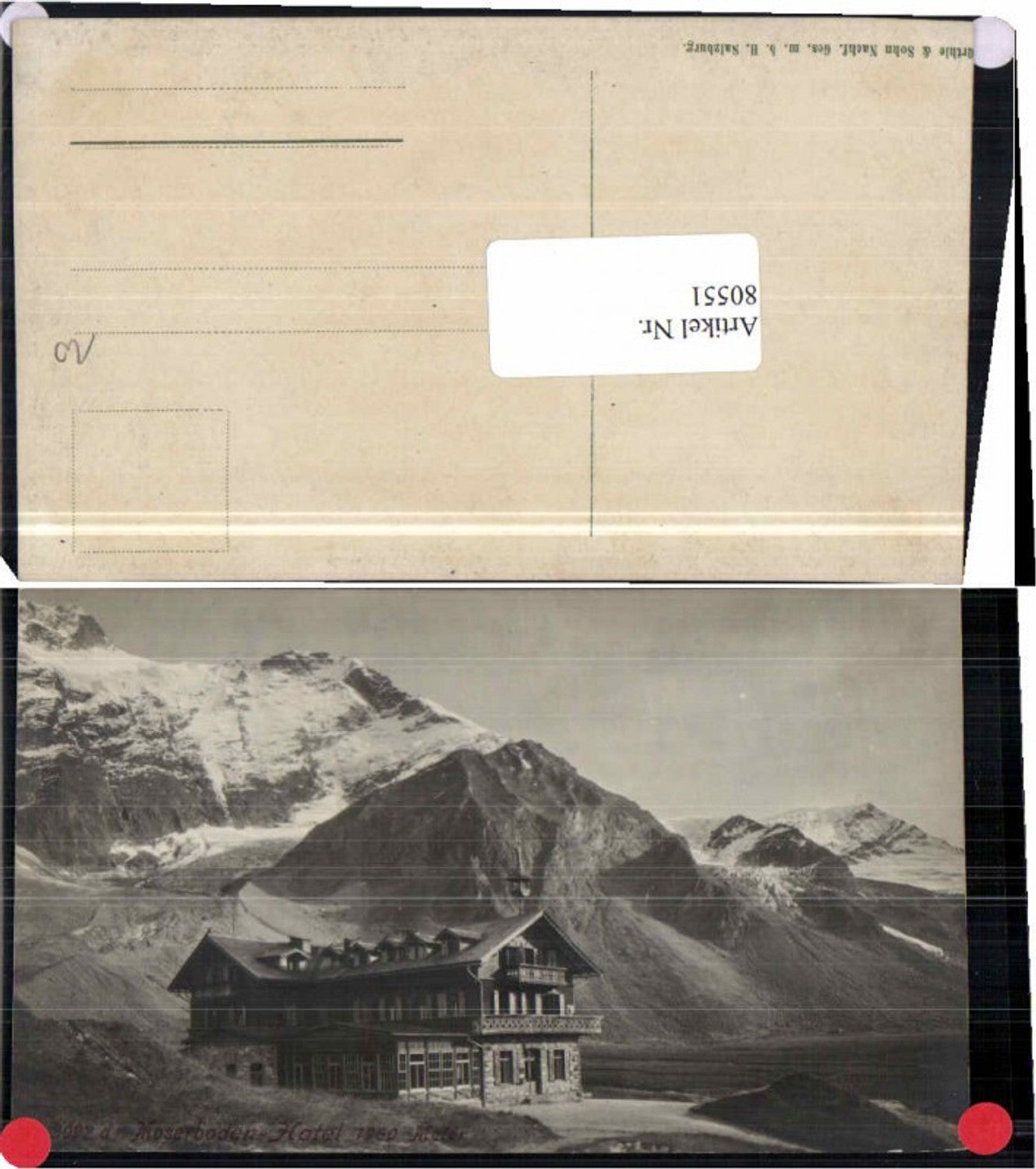 80551,FotoAK Moserboden Hotel b. Kaprun