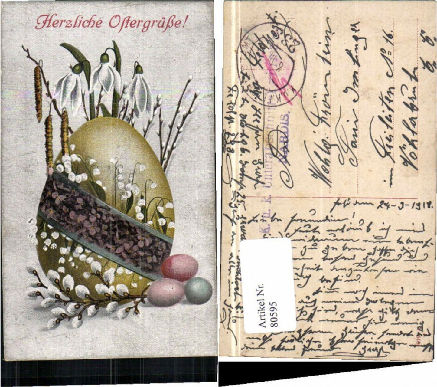 80595,Ostern Osterei Blumen Palmkätzchen Zensur NARDIS
