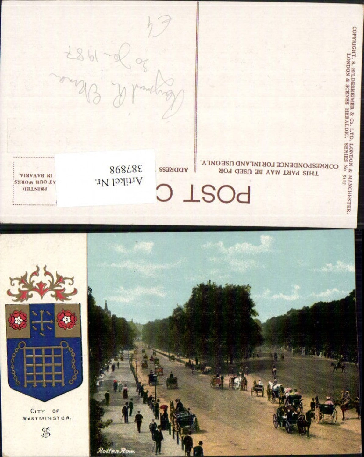 Alte Ansichtskarte – Old Postcard