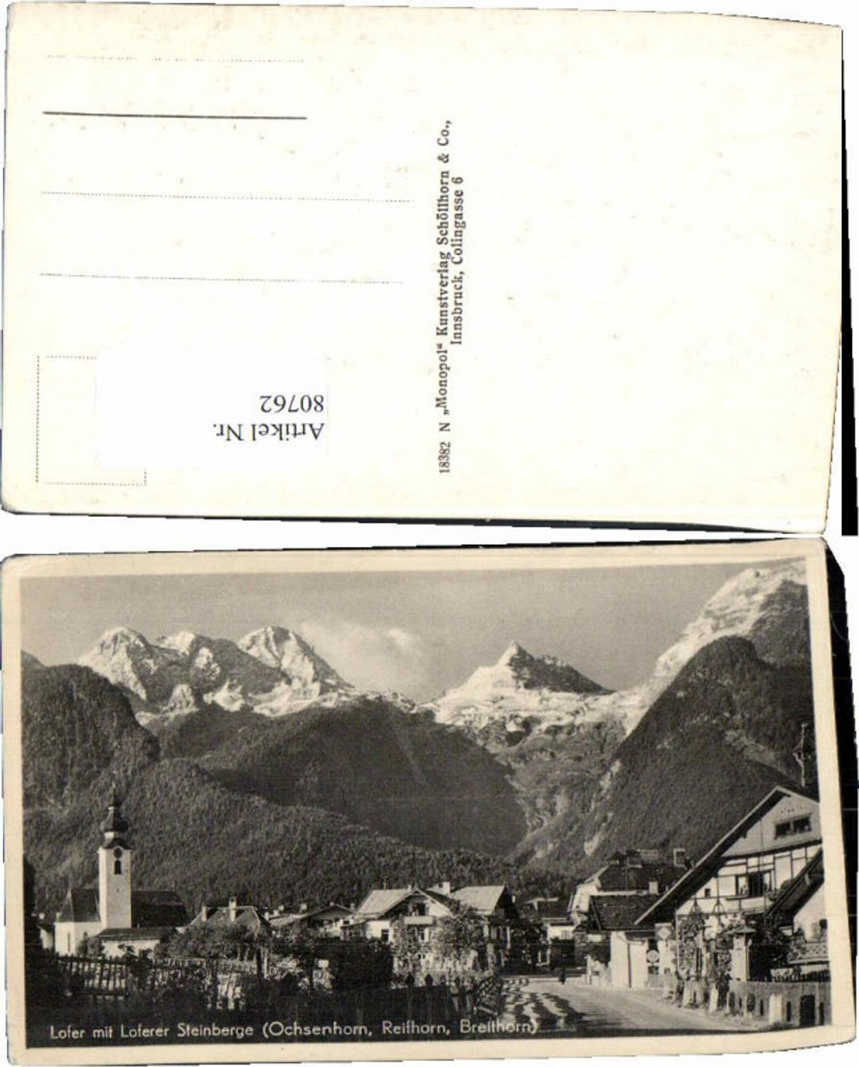 80762,Lofer Strassenpartie im Ort