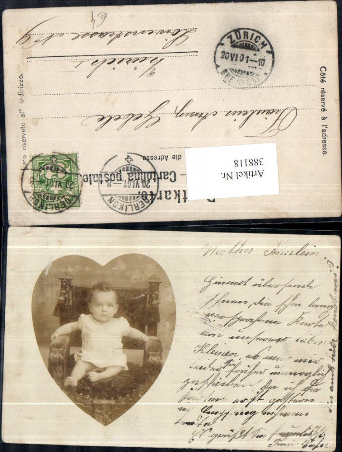 388118,Kind Kleinkind a. Stuhl sitzend Portrait Herz Passepartout