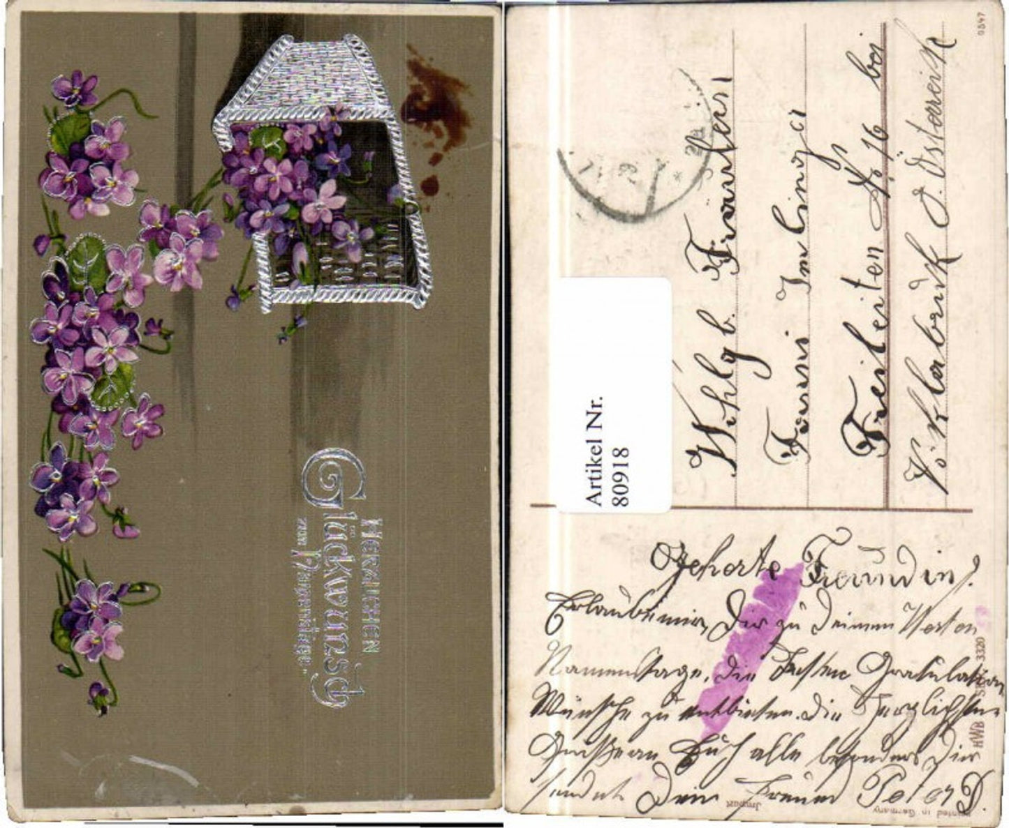 Alte Ansichtskarte – Old Postcard