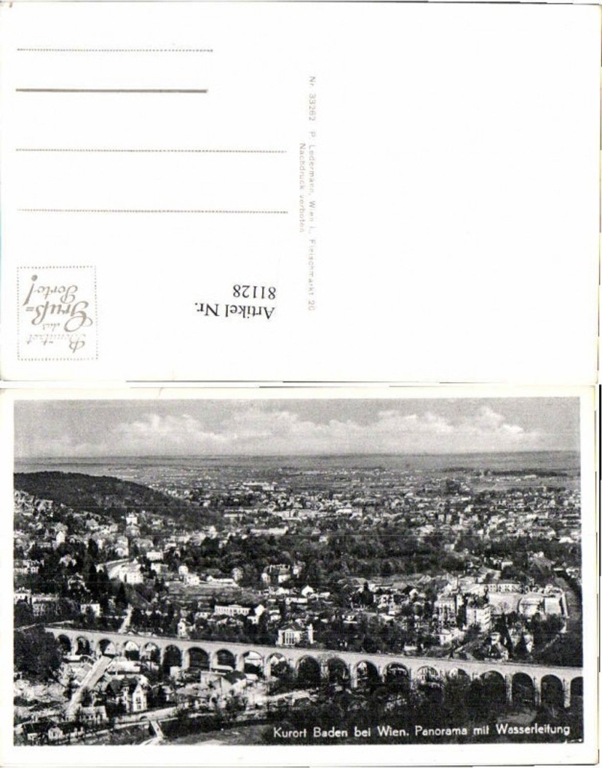 81128,Baden bei Wien Totale Wasserleitung