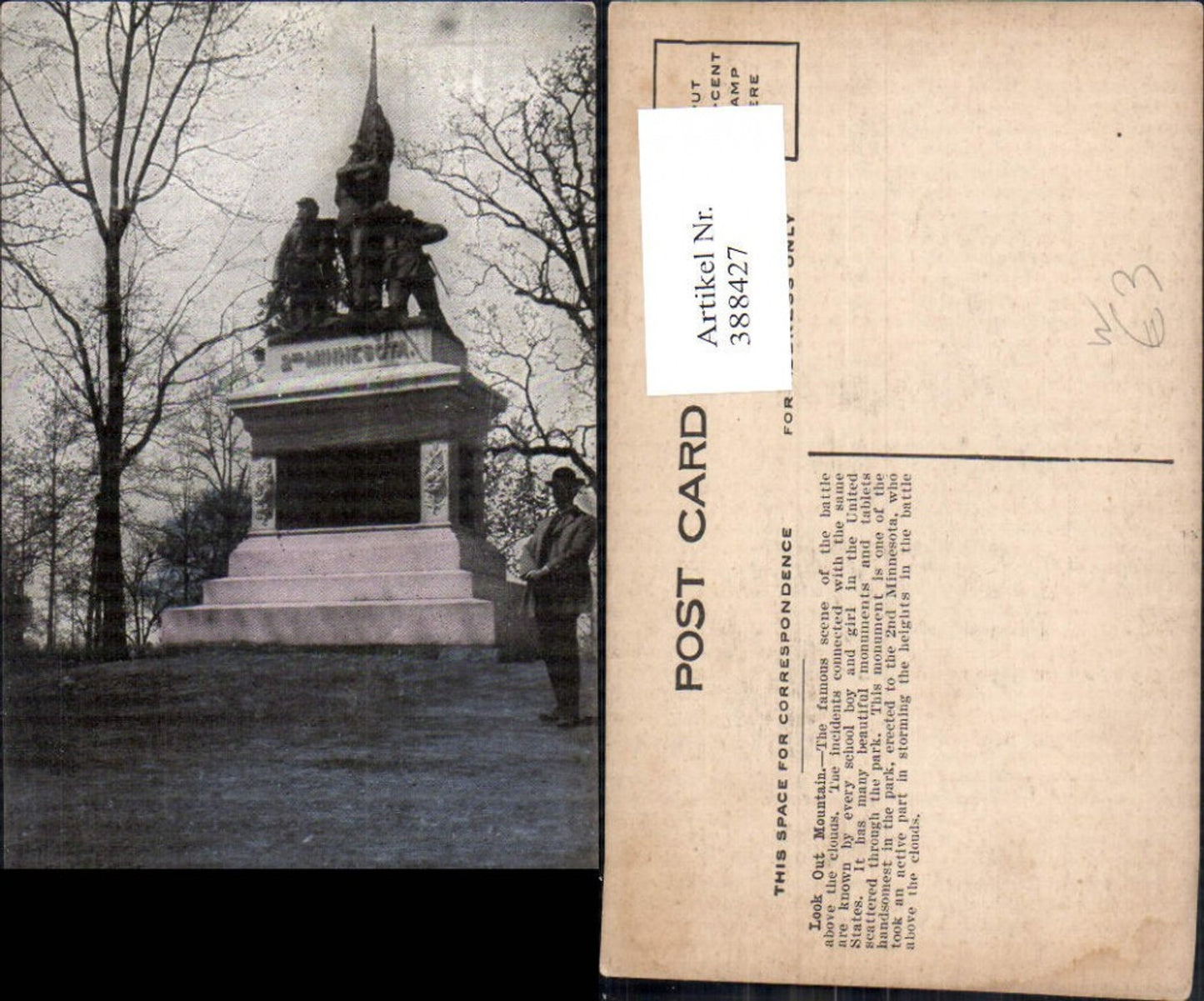 388427,Statue Monument Look Out Mountain Minnesota