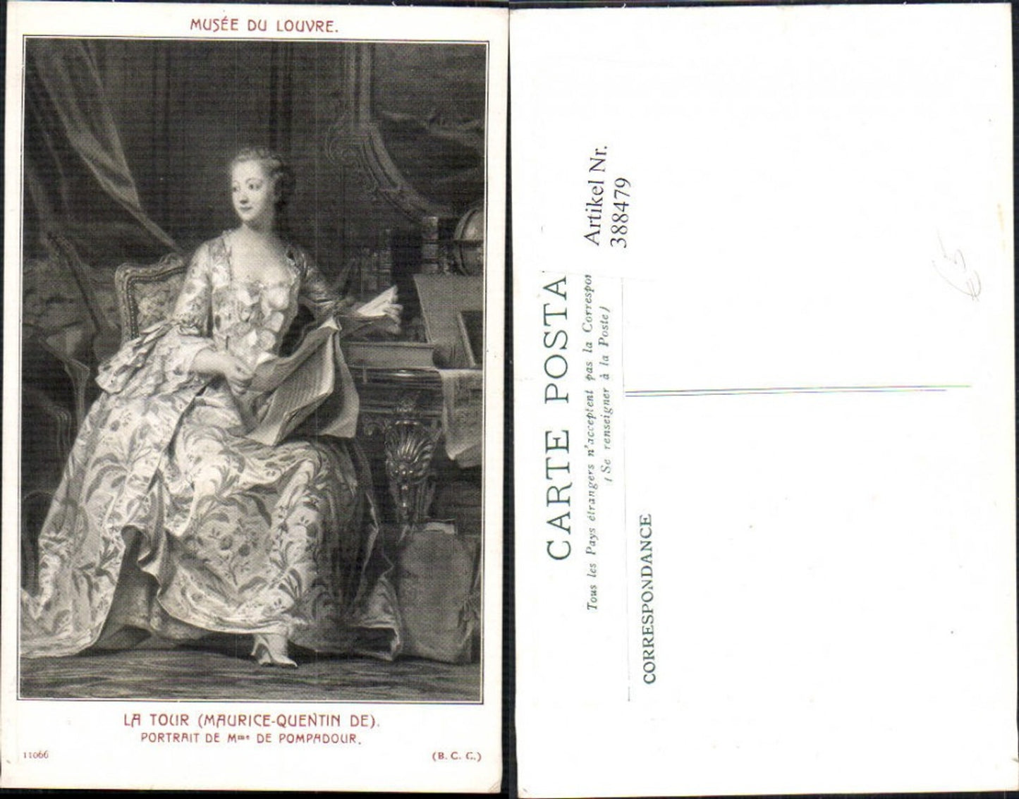 388479,Künstler Ak Maurice-Quentin De Portrait de Madame de Pompadour Adel Monarchie