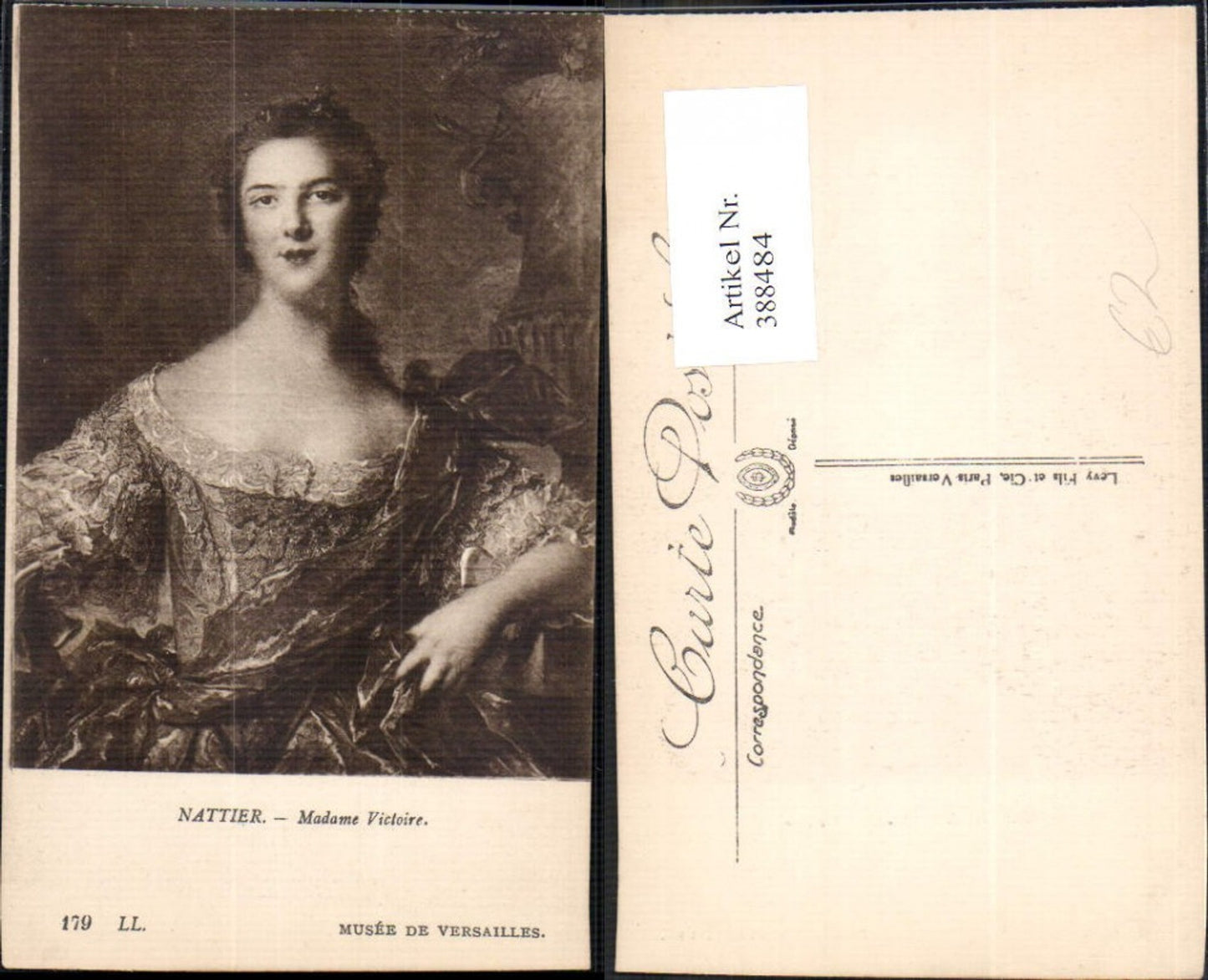 388484,Künstler Ak Nattier Madame Victoire Portrait Adel Monarchie
