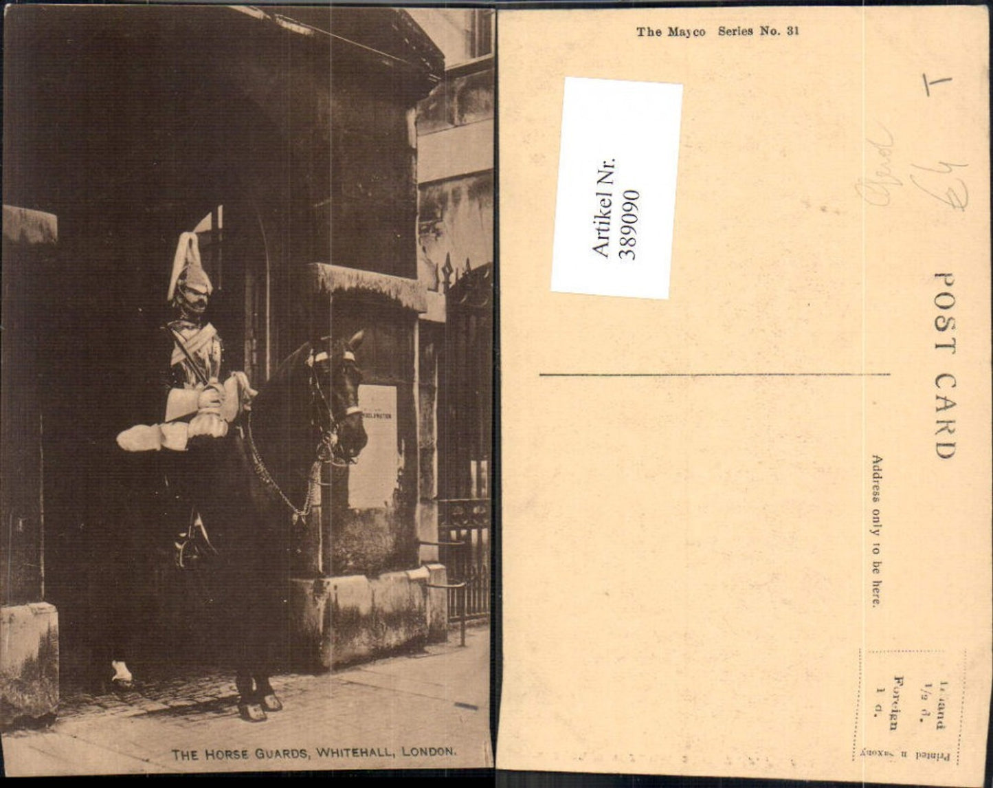 Alte Ansichtskarte – Old Postcard