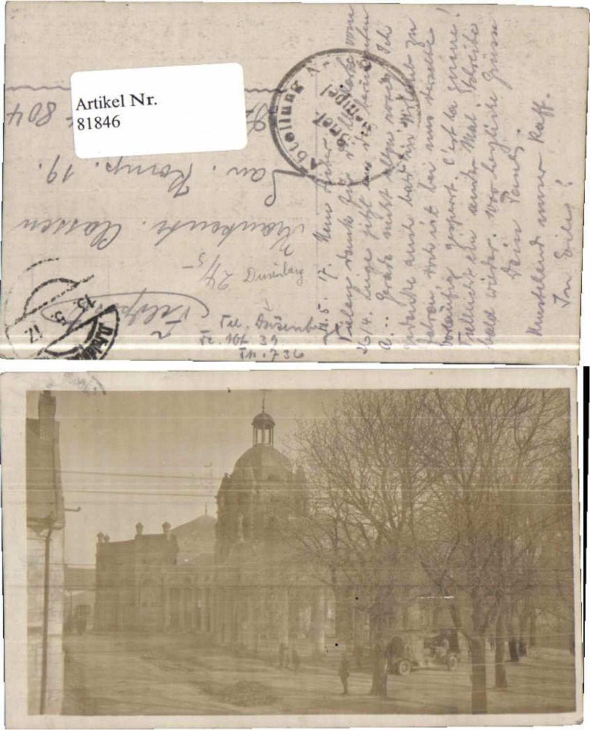 81846,Rotes Kreuz Sanitätswagen WW1 Düsenburg