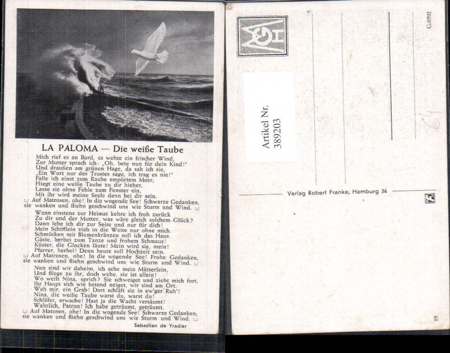 Alte Ansichtskarte – Old Postcard