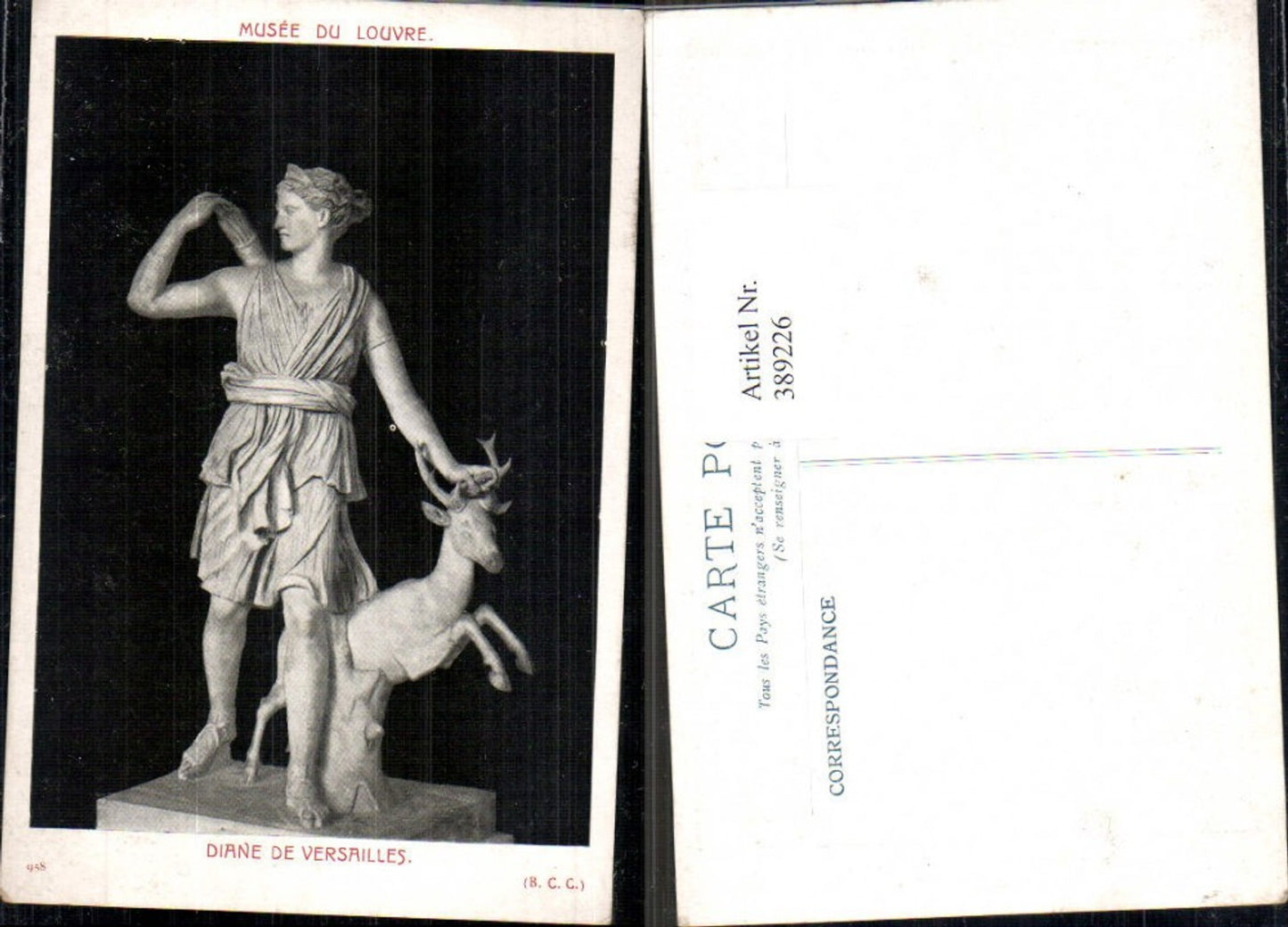 389226,Statue Diane de Versailles Jagd Rehe Hirsch Wild