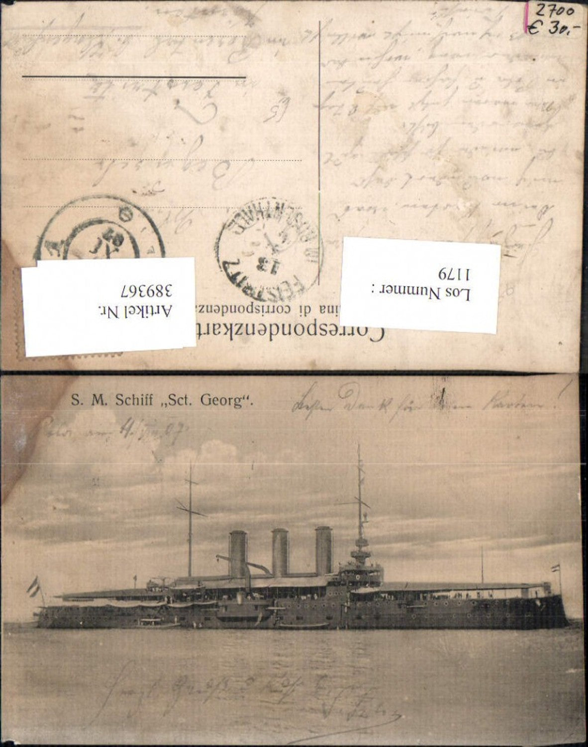 Alte Ansichtskarte – Old Postcard
