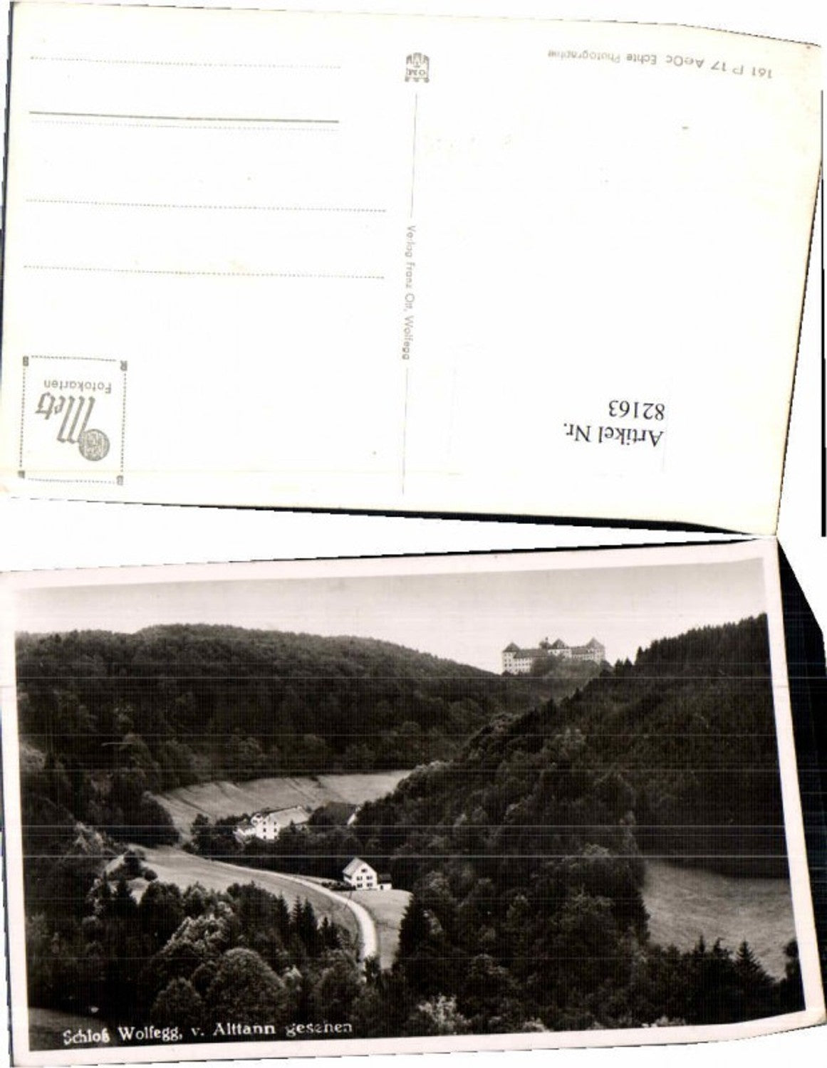 82163,Schloss Wolfegg v. Altmann aus