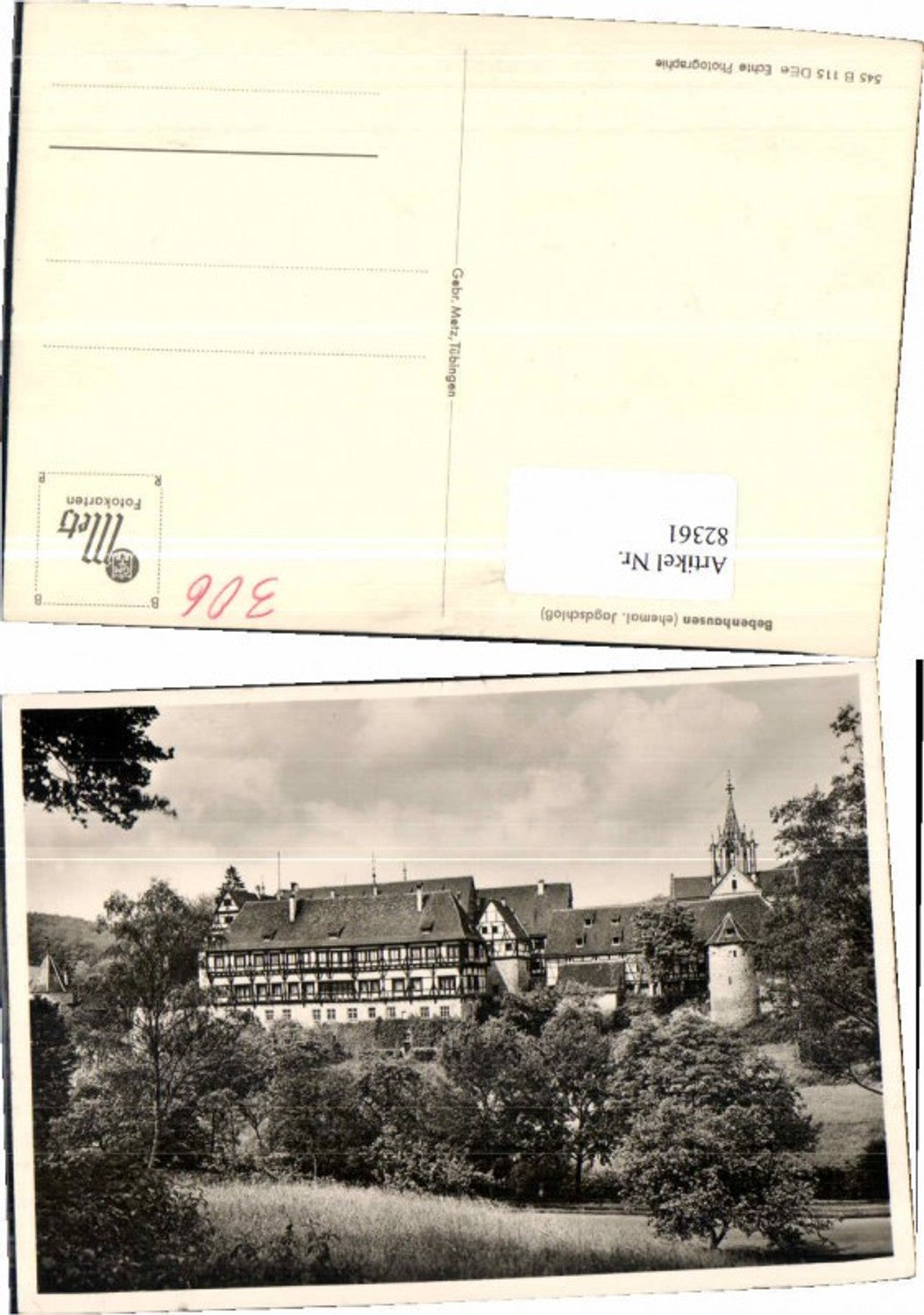 82361,Bebenhausen Tübingen Jagdschloss