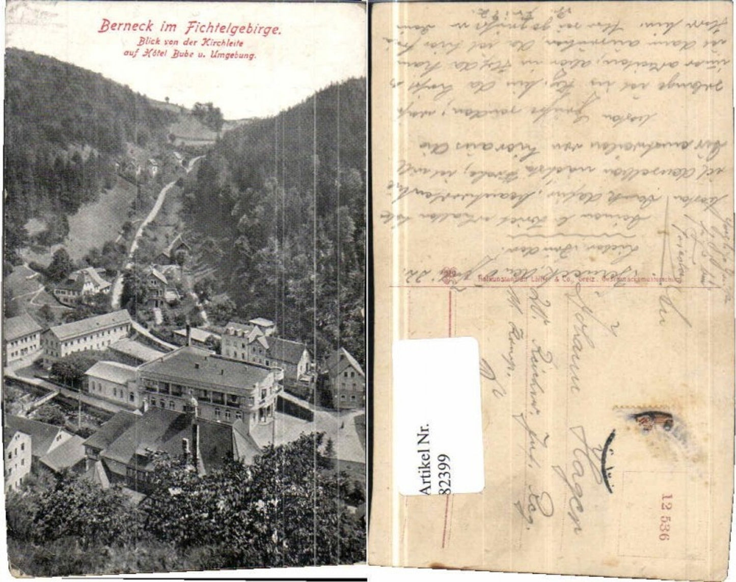 82399,Berneck im Fichtelgebirge Hotel Bube