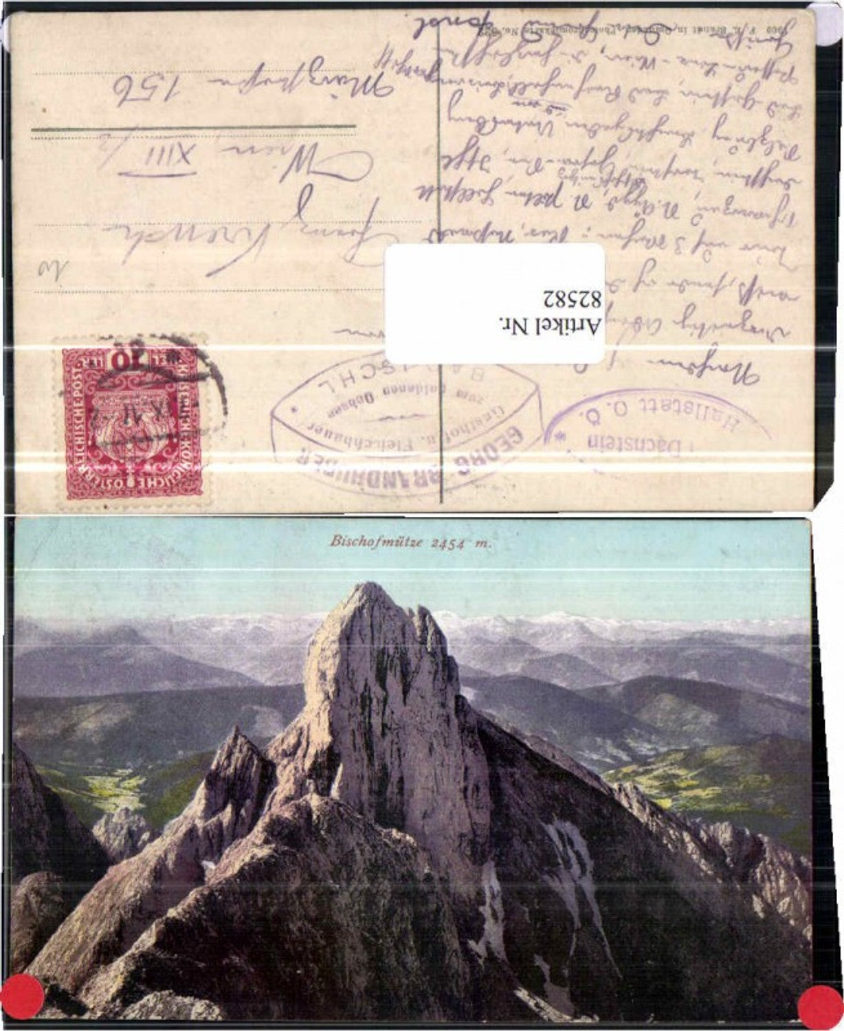 82582, Bishop's mitre Gosau Brandt 522