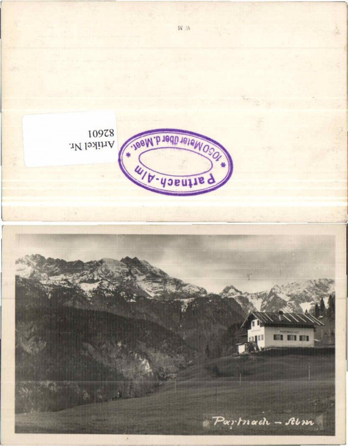 82601,Partnach Alm bei Garmisch Partenkirchen