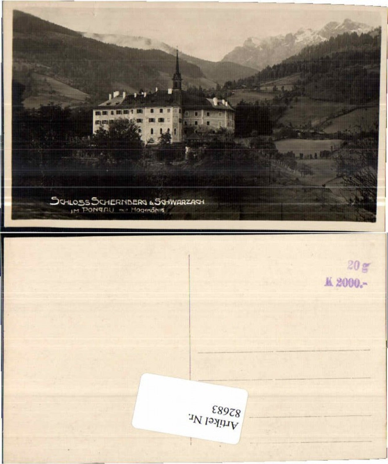 Alte Ansichtskarte – Old Postcard