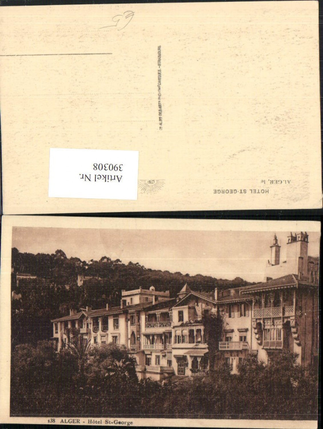 390308,Algeria Alger Algier Hotel St-George