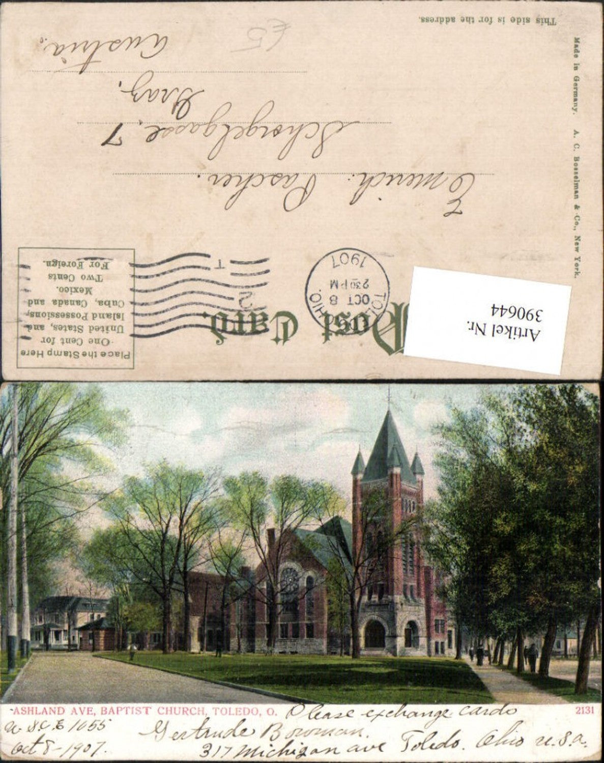 Alte Ansichtskarte – Old Postcard