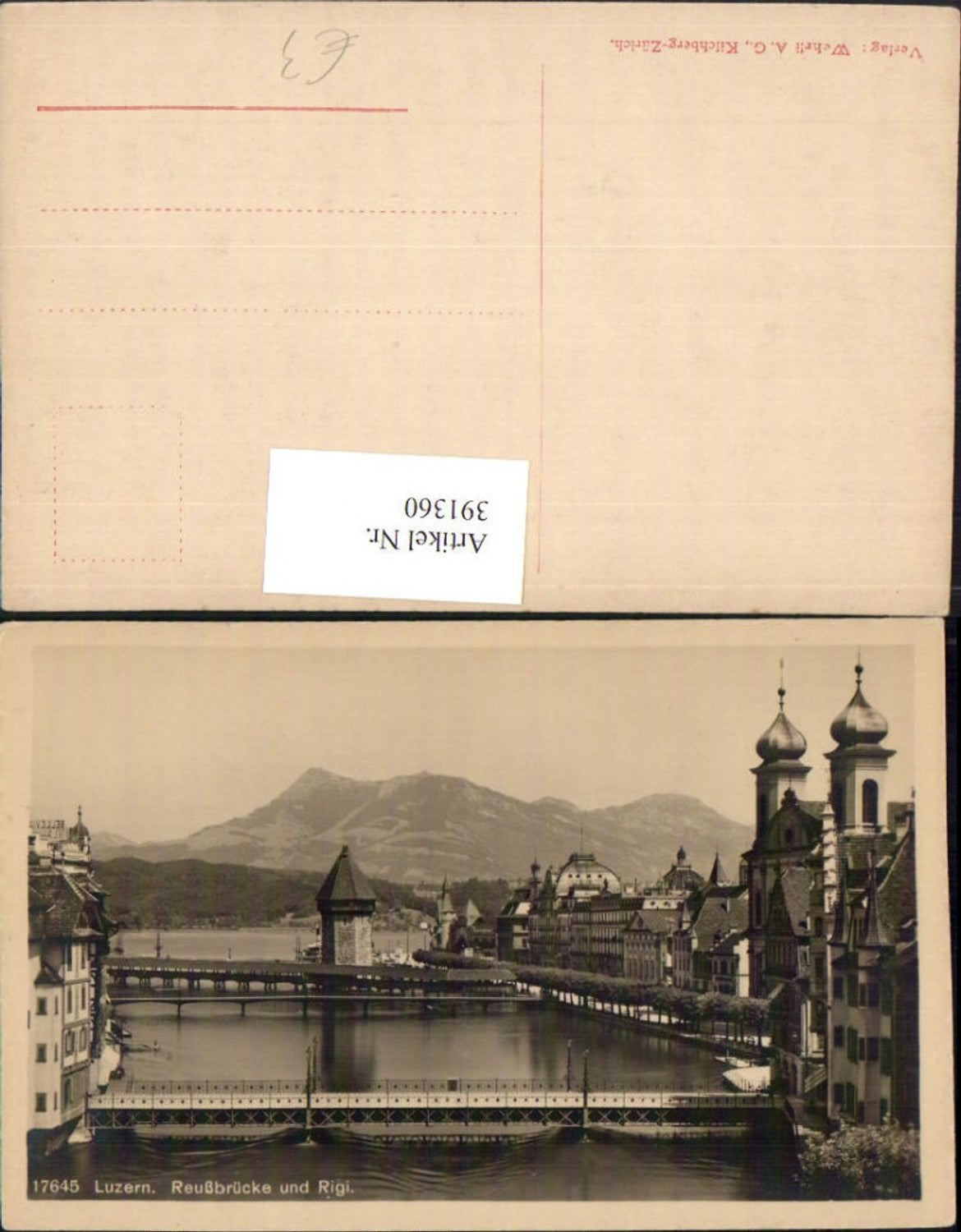 Alte Ansichtskarte – Old Postcard