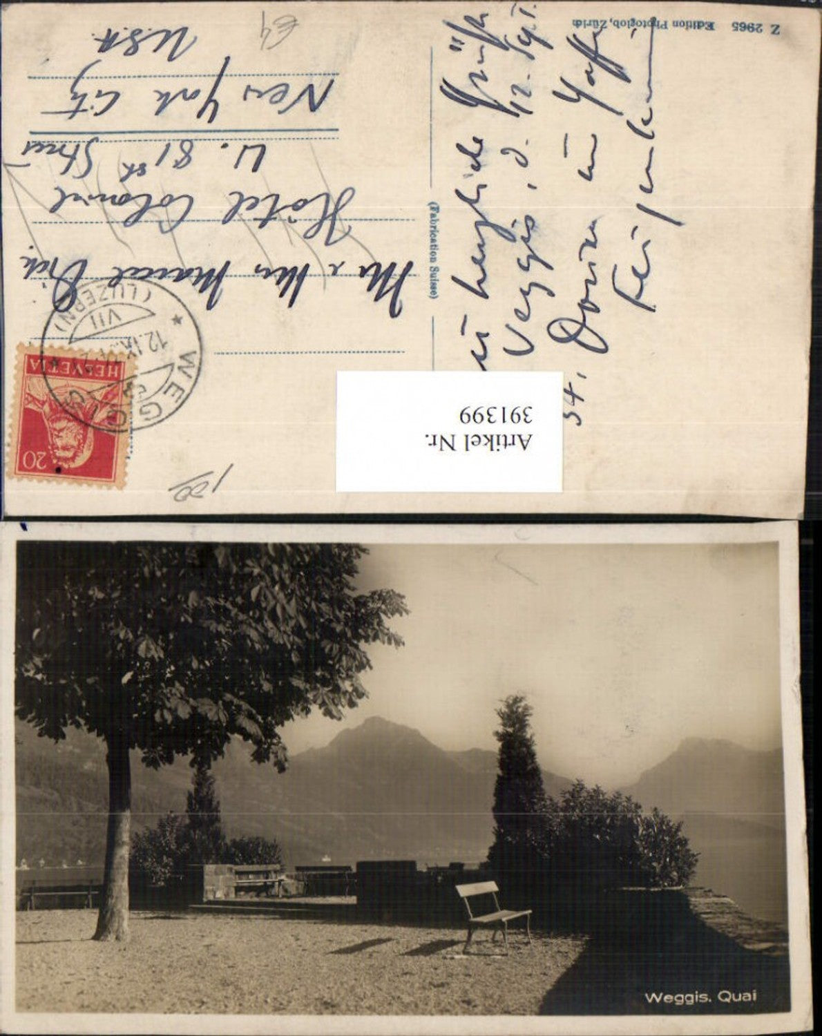 Alte Ansichtskarte – Old Postcard