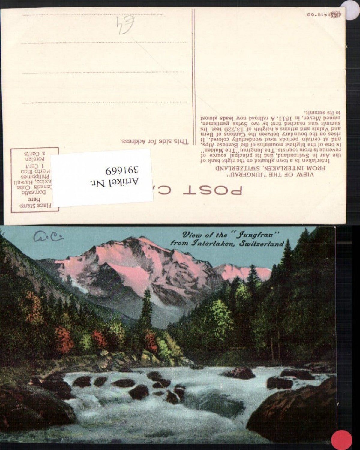 Alte Ansichtskarte – Old Postcard