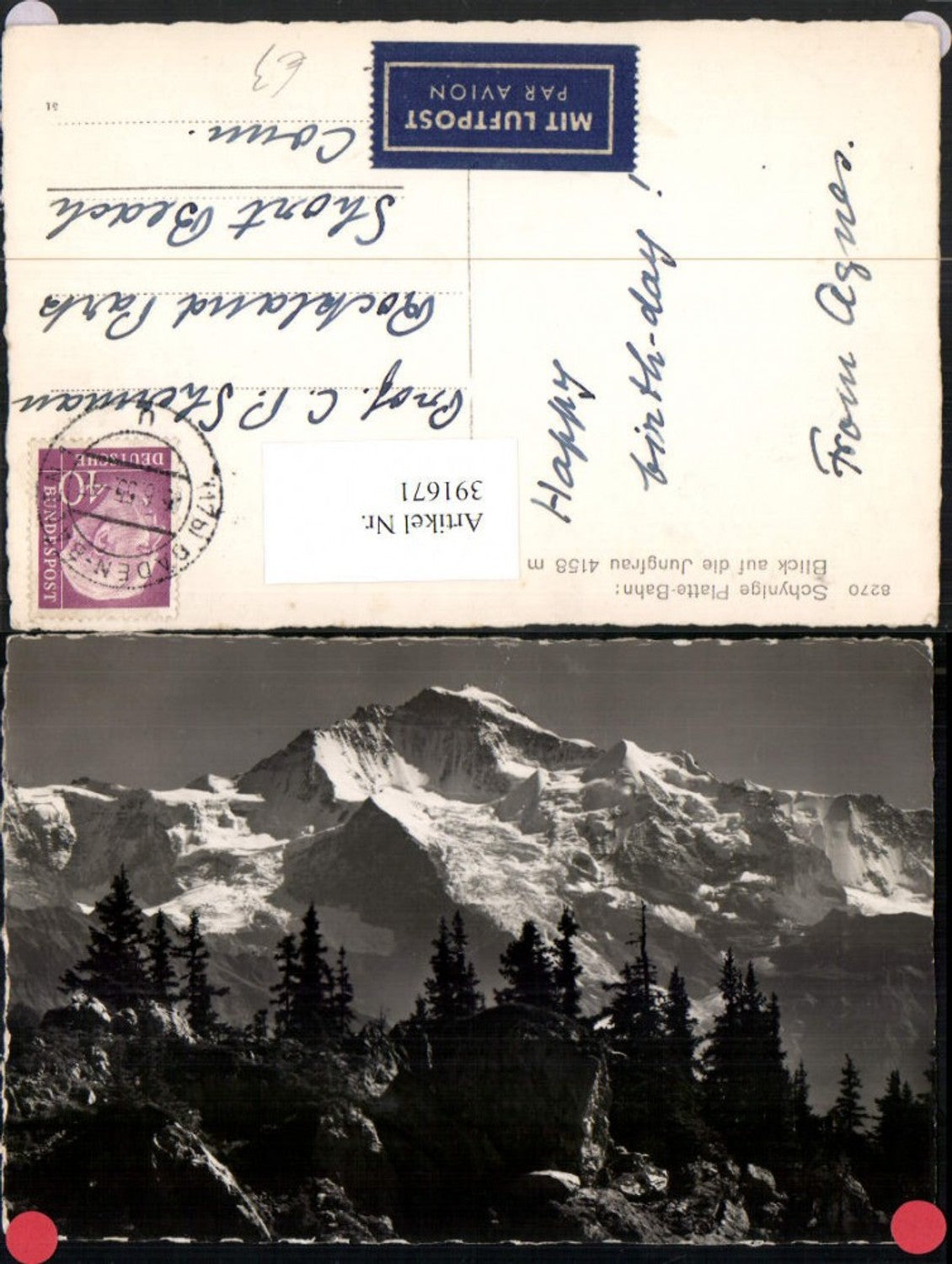 Alte Ansichtskarte – Old Postcard