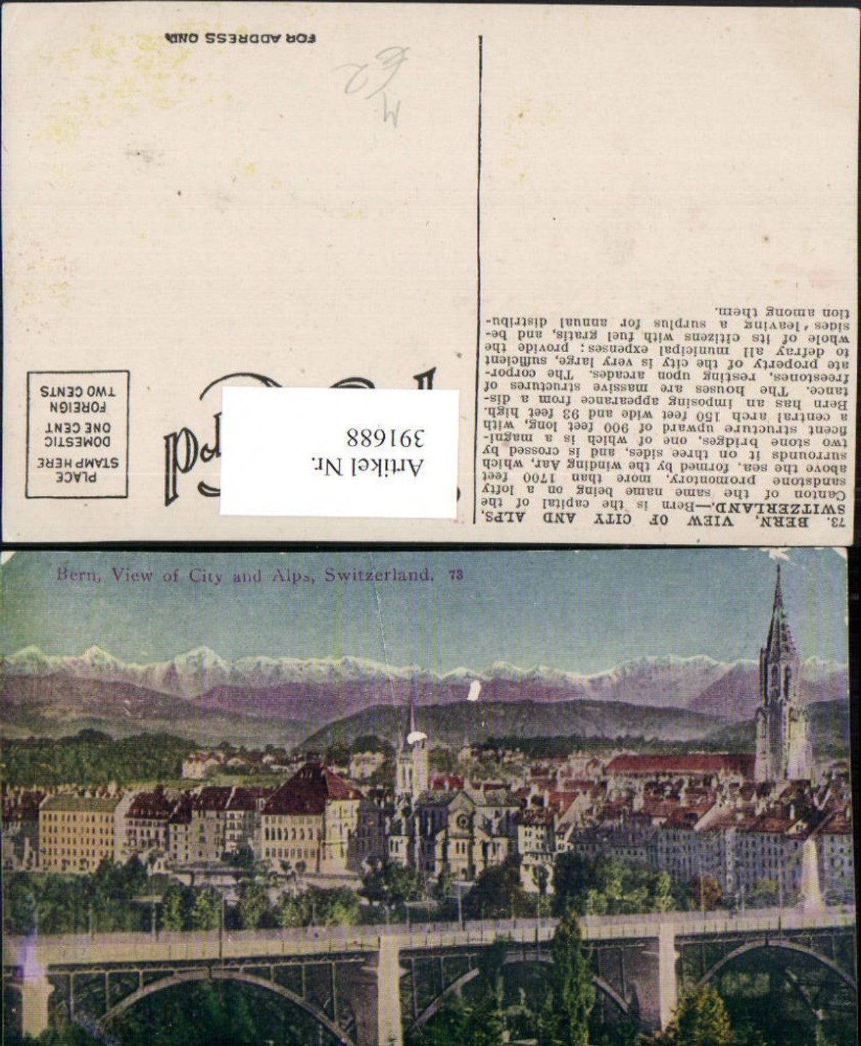 Alte Ansichtskarte – Old Postcard