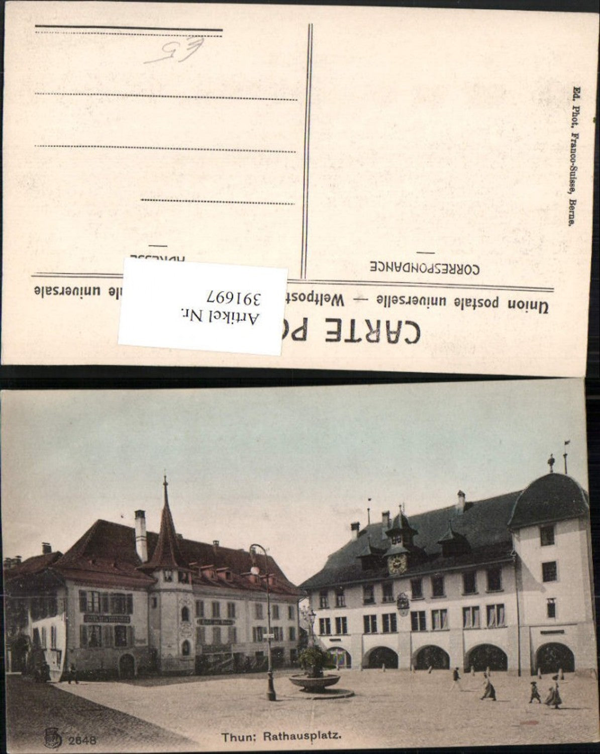 Alte Ansichtskarte – Old Postcard