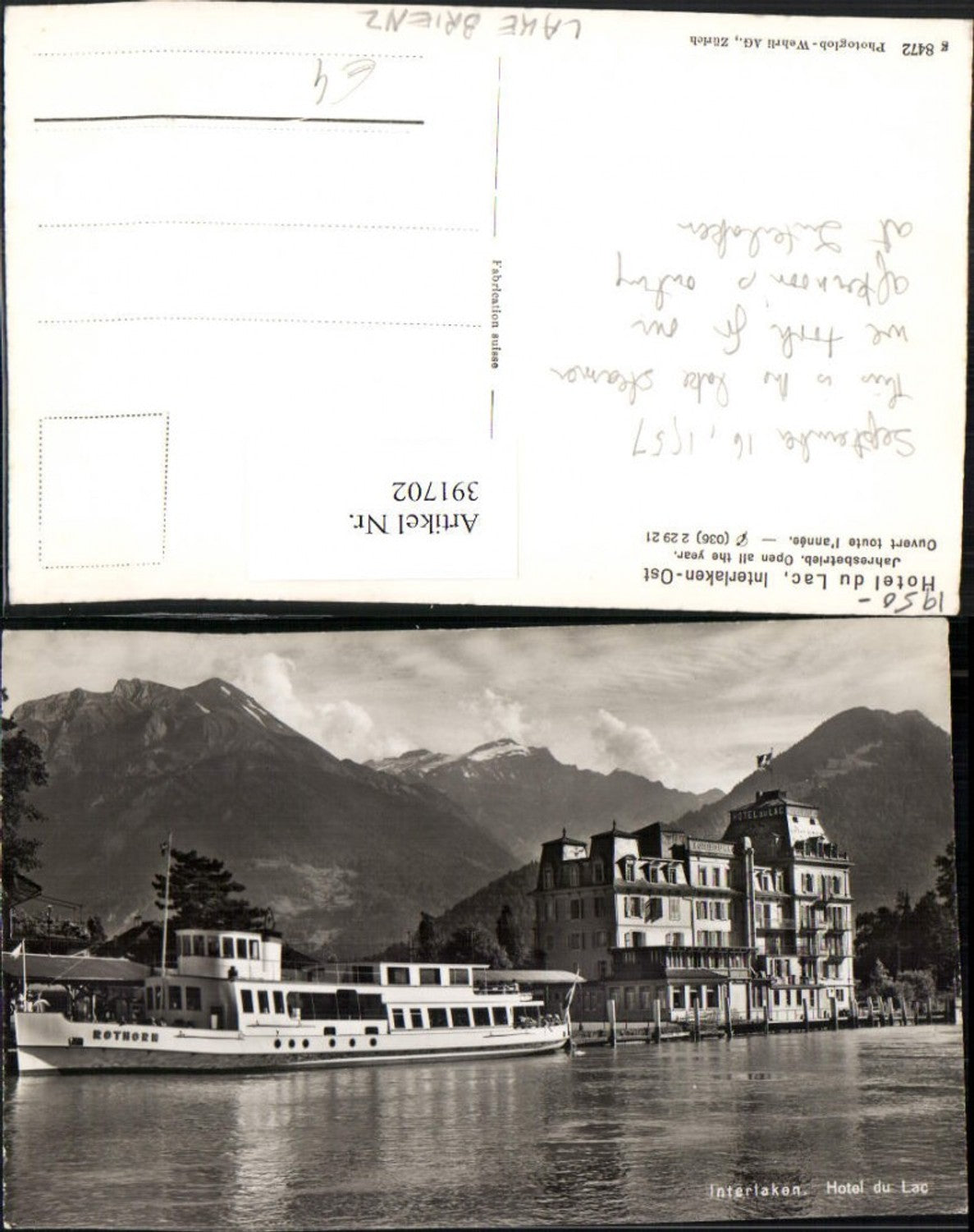 Alte Ansichtskarte – Old Postcard