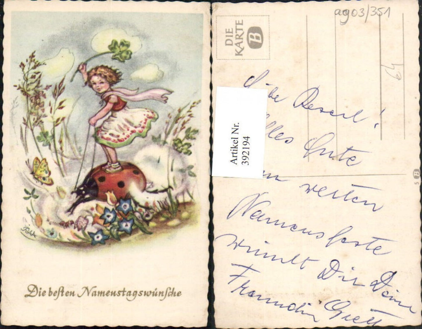 Alte Ansichtskarte – Old Postcard