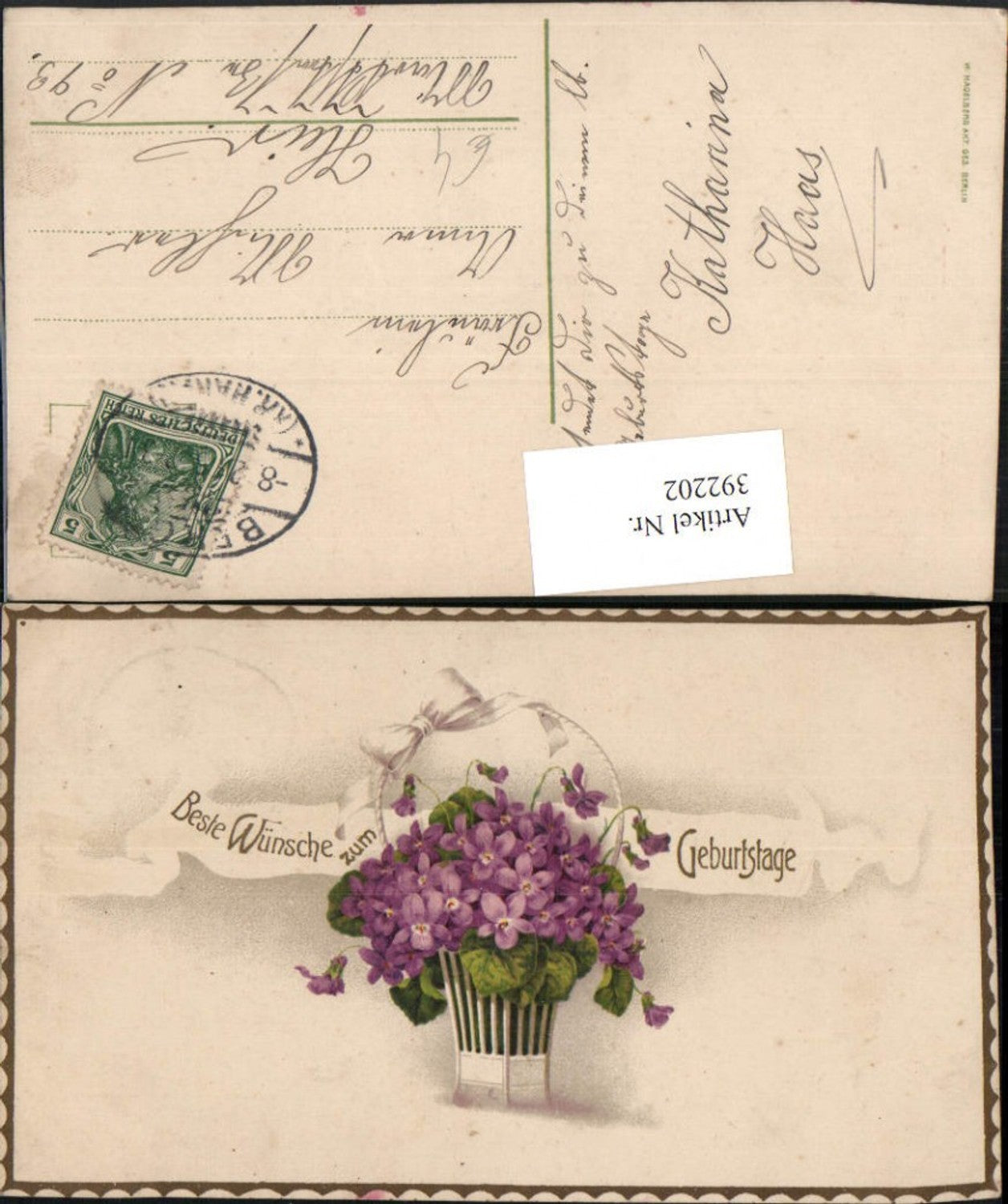 Alte Ansichtskarte – Old Postcard