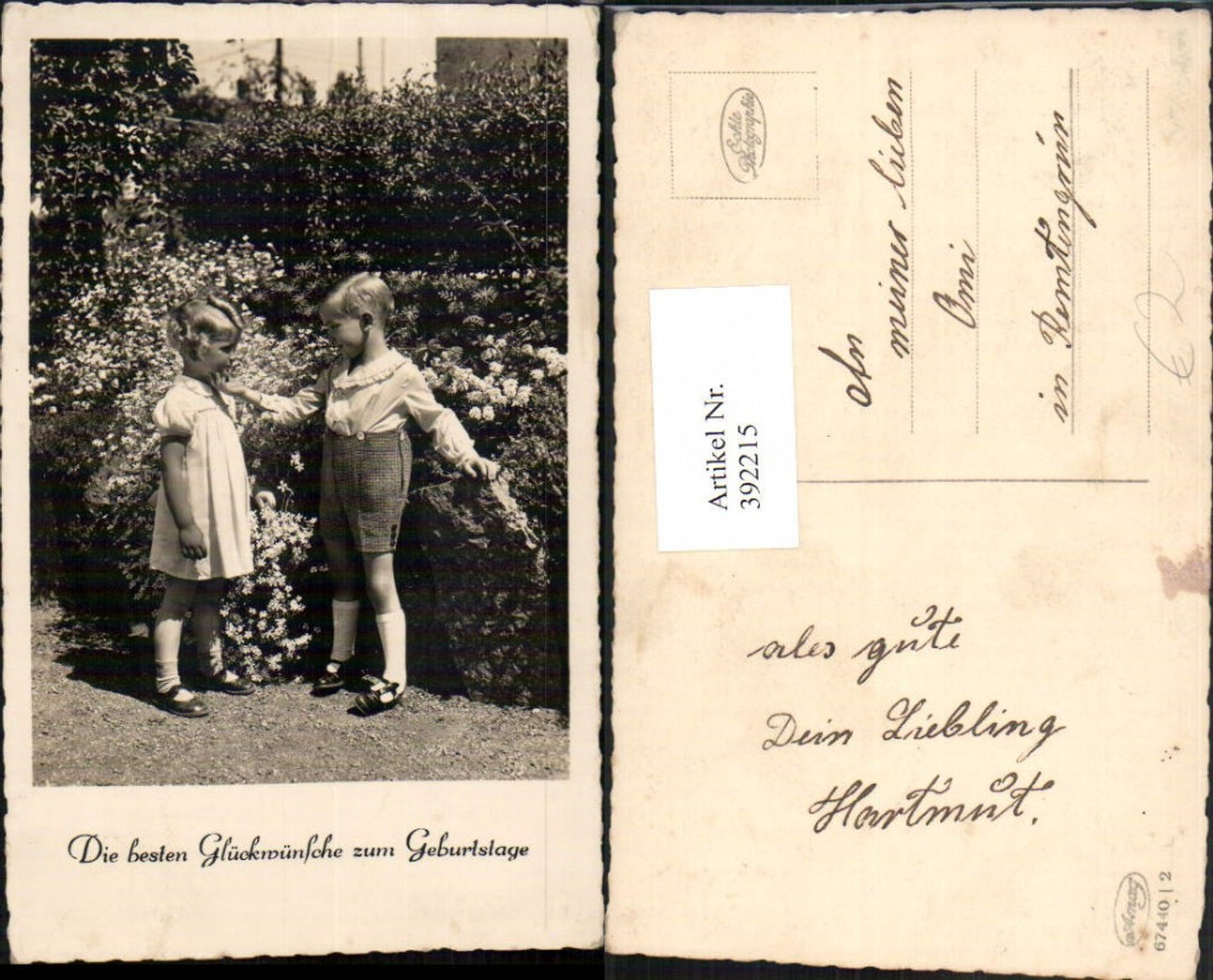 Alte Ansichtskarte – Old Postcard