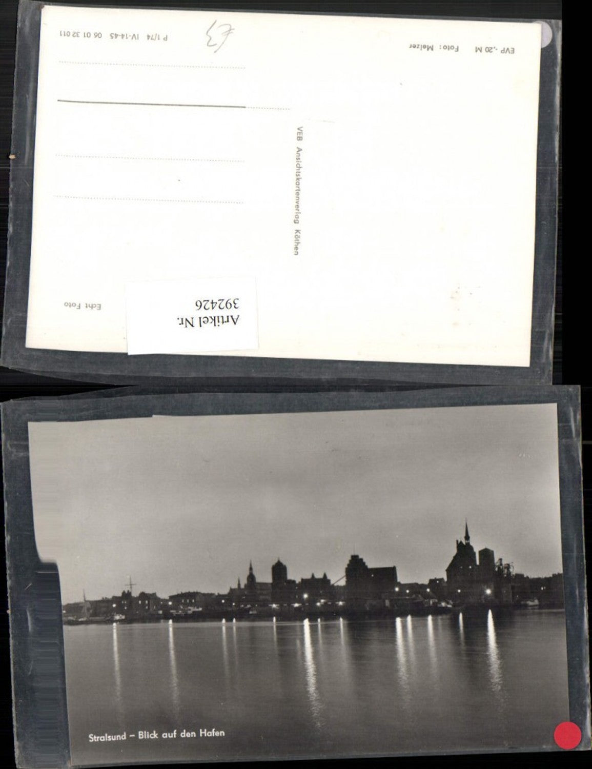 392426,Stralsund Teilansicht m. Hafen
