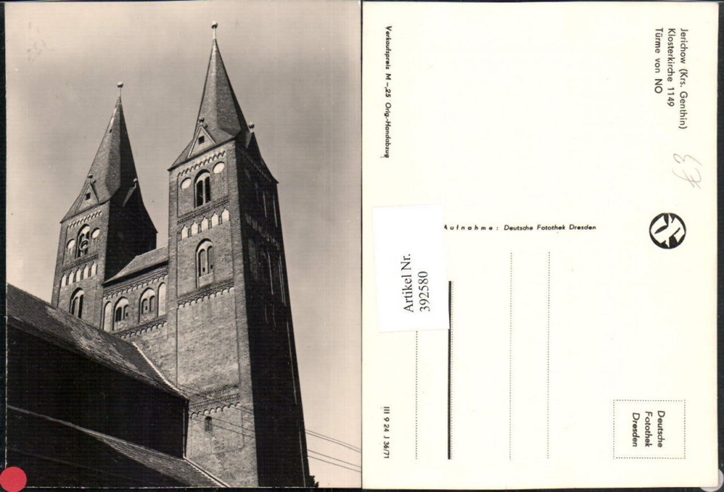 392580,Jerichow Klosterkirche Kirche Türme