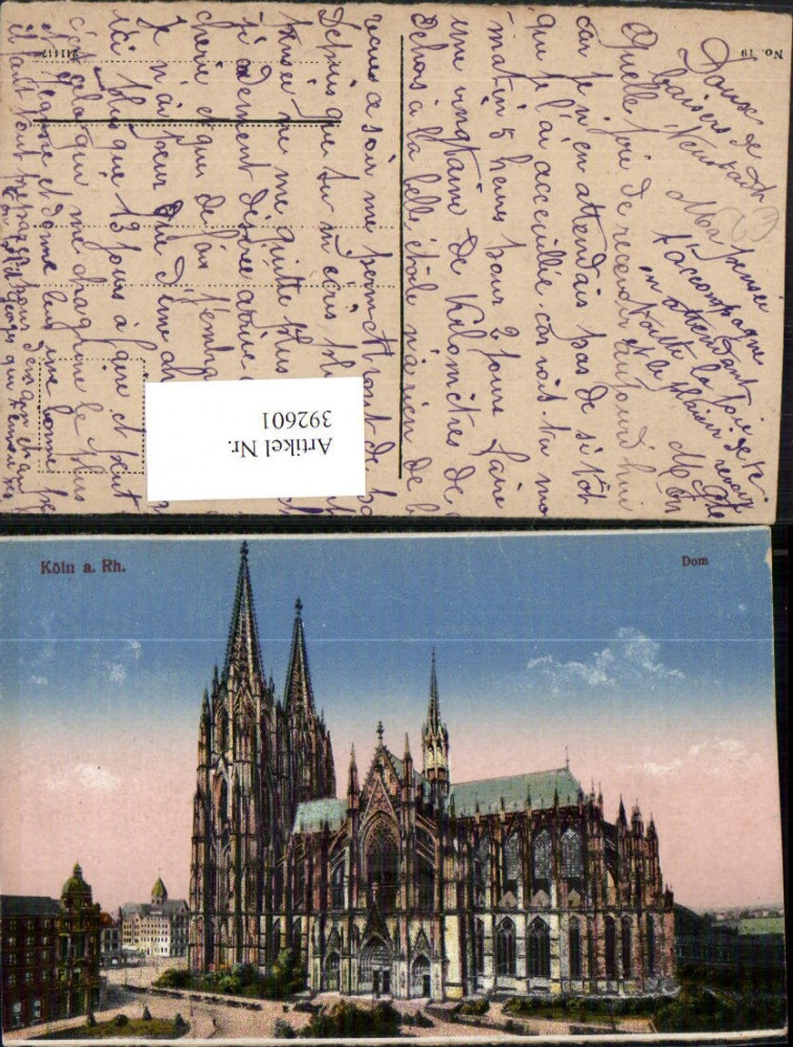 392601,Köln am Rhein Dom Kirche