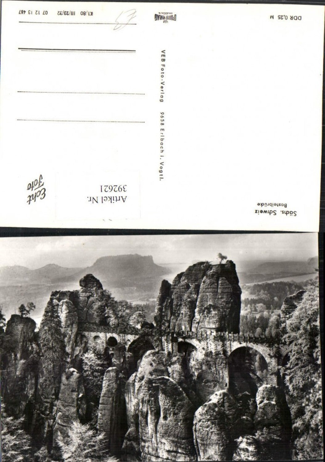 392621,Sächsische Schweiz Basteibrücke Brücke b. Rathen