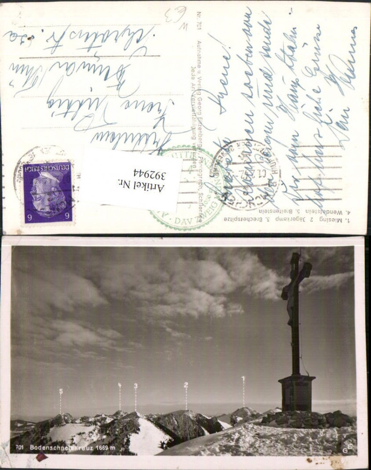 392944,Bodenschneidkreuz b. Schliersee Bergkulisse