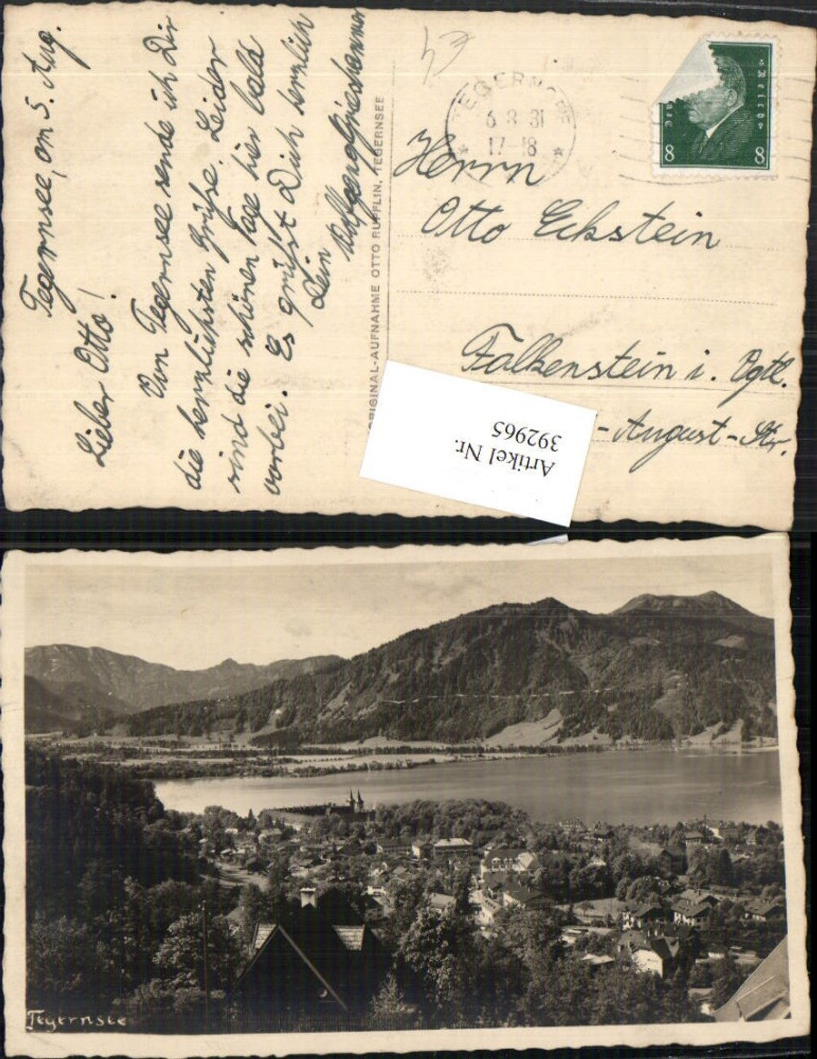 392965, Tegernsee Total mountain scenery