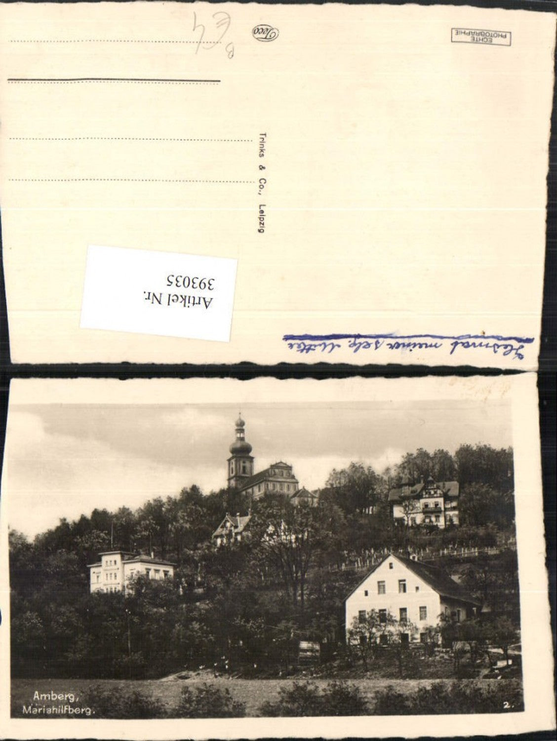 393035,Amberg Mariahilfberg Kirche