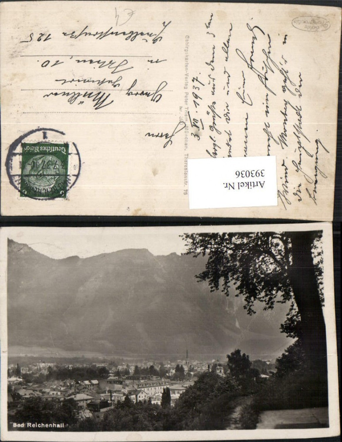 393036, Bad Reichenhall Total mountain scenery