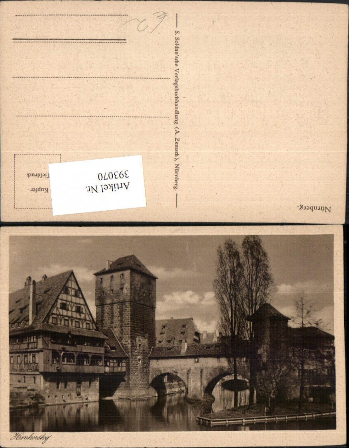 393070,Nürnberg Henkersteg Turm