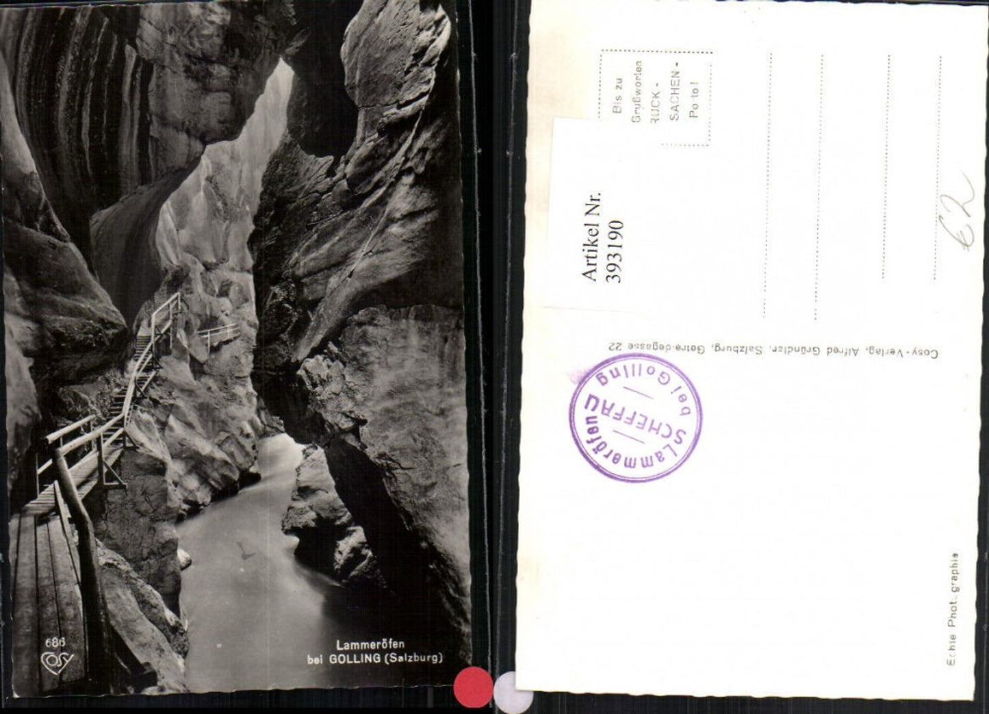 393190,Lammeröfen b. Golling Schlucht pub Cosy 686