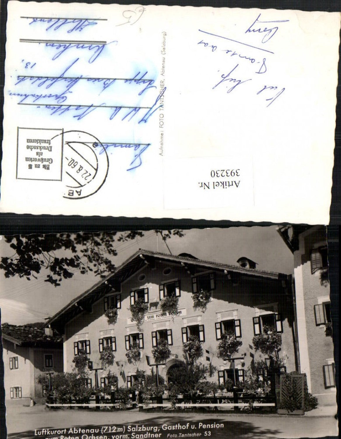 393230,Abtenau Gasthof u. Pension zum Roten Ochsen