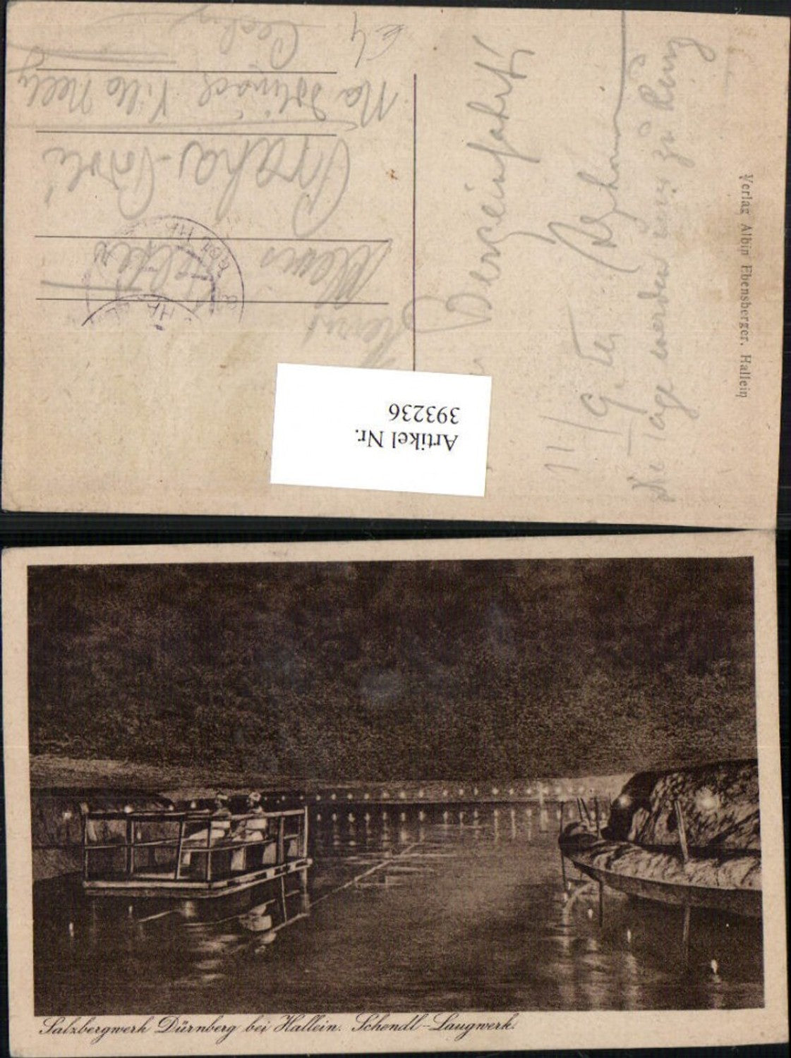 393236, Dürrnberg salt mine near Hallein, Schendl leaching plant, salt lake