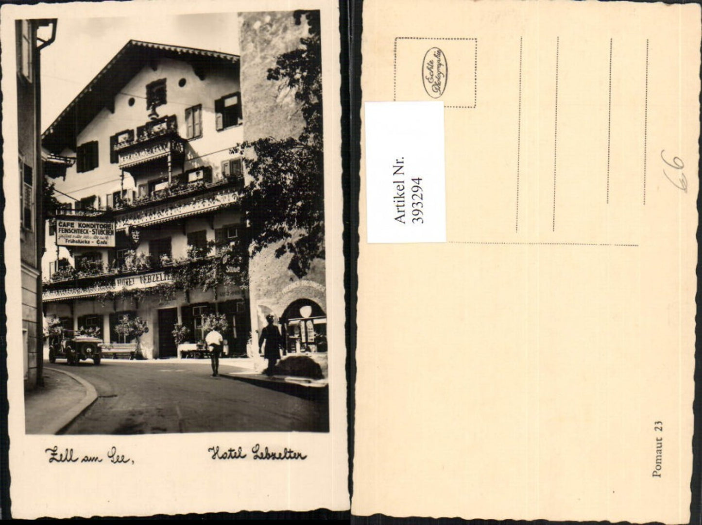 393294,Zell am See Hotel Lebzelter Straßenansicht