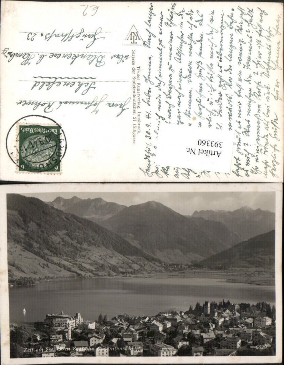 393360,Zell am See Totale Bergkulisse